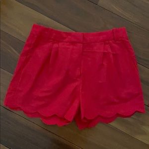 NWT J Crew scalloped shorts